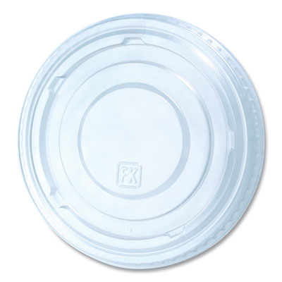 FABLKC1624F Greenware Cold Drink Lids, Fits 16 oz to 24 oz Cold Cups, Plastic, Clear, 1,000/Carton FABRI-KAL