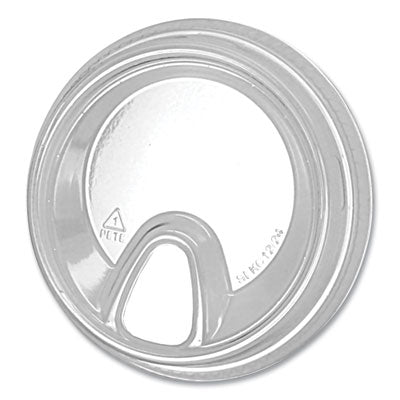 FABSLKC1224 Greenware Cold Drink Lids, Sip Lid, Fits 12 oz to 24 oz Cold Cups, Plastic, Clear, 1,000/Carton FABRI-KAL
