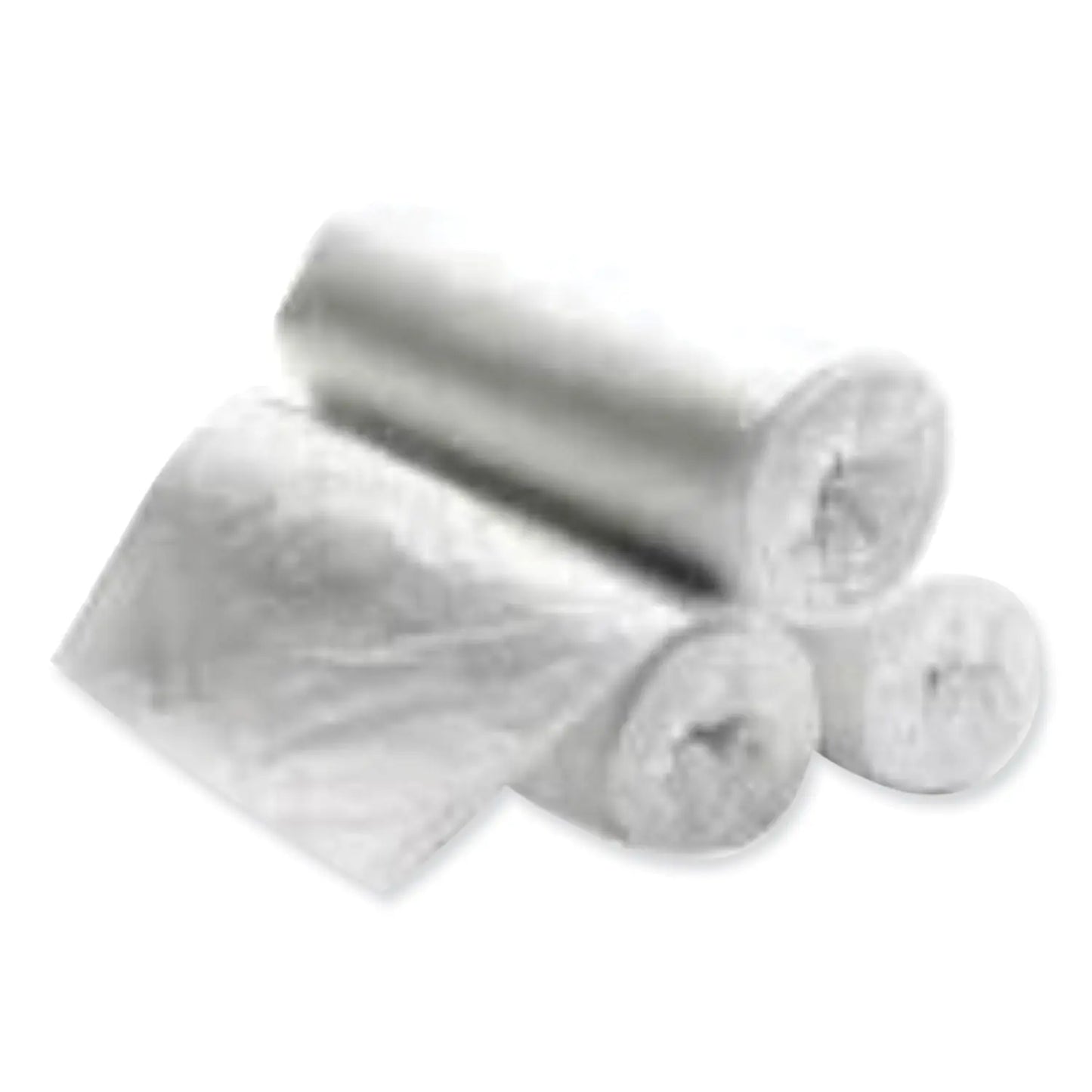GENVNR303710N High Density Can Liners, 30 gal, 10 mic, 30" x 36", Natural, Interleaved Roll, 50 Bags/Roll, 10 Rolls/Carton GEN