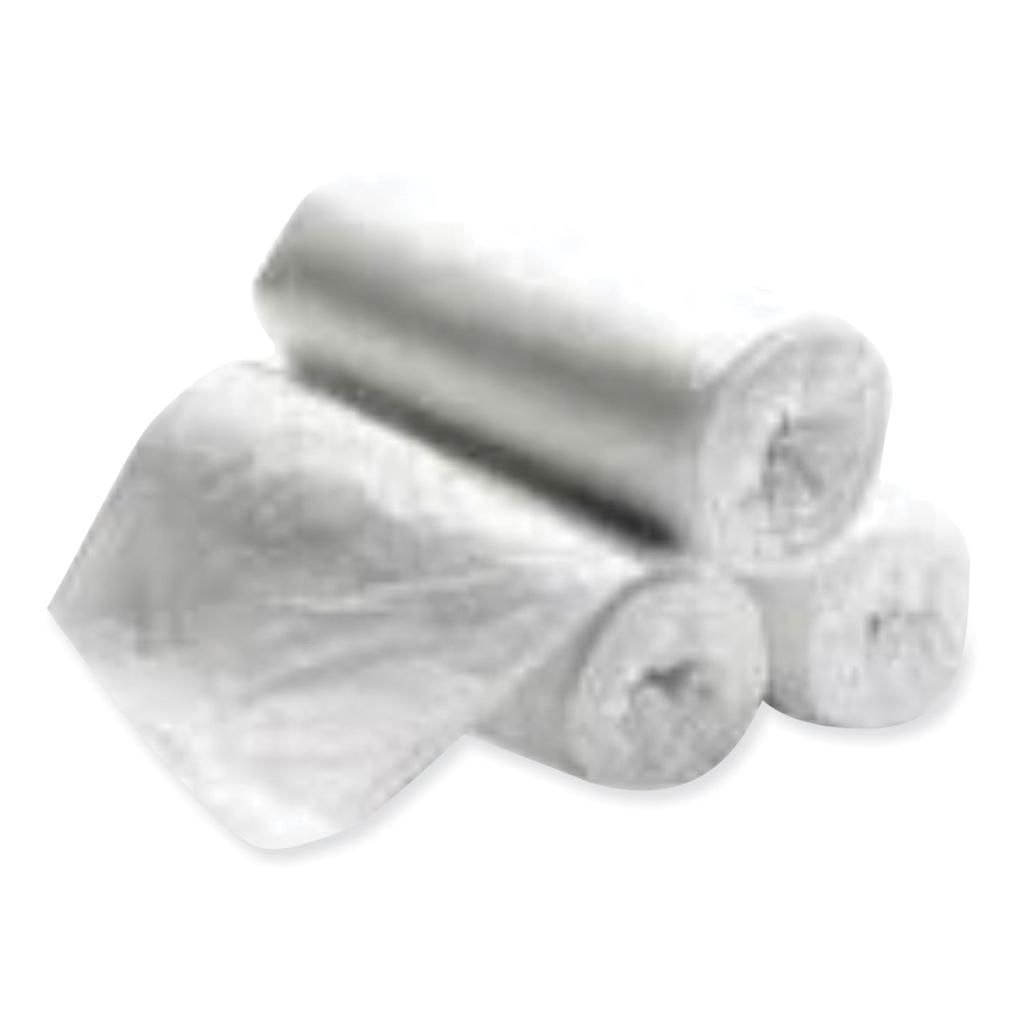 GENVNR242406N High Density Can Liners, 10 gal, 6 mic, 24" x 23", Natural, Interleaved Roll, 50 Bags/Roll,  20 Rolls/Carton