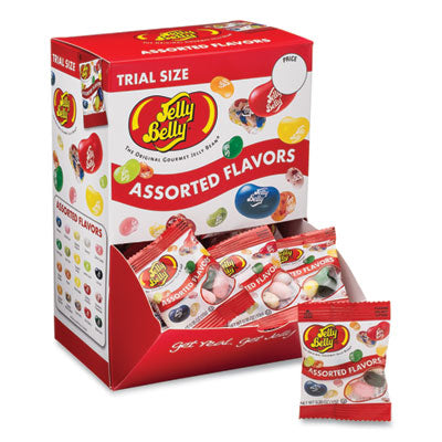 OFX72512 Jelly Beans, Assorted Flavors, 80/dispenser Box JELLY BELLY CANDY COMPANY