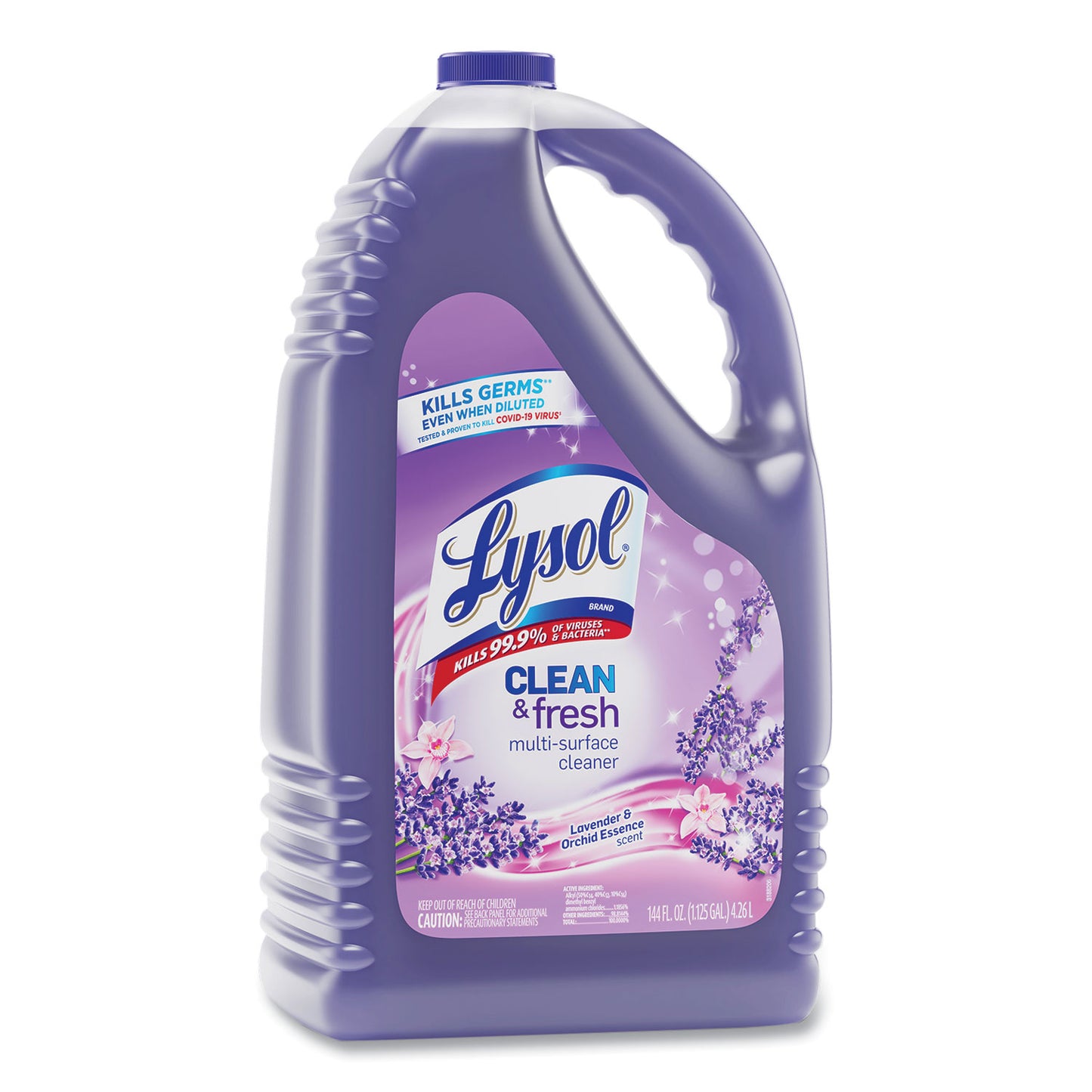 RAC88786EA Clean and Fresh Multi-Surface Disinfectant Cleaner, Lavender and Orchid Essence, 144 oz Bottle
