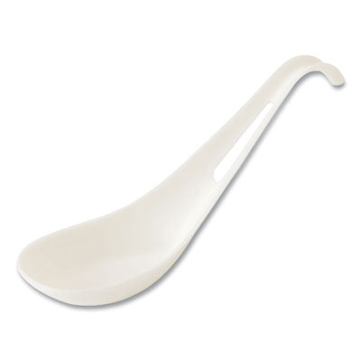 WORSPTPAS TPLA Bulk Cutlery, Asian Soup Spoon, Plastic, Light Beige, 500/Carton WORLD CENTRIC