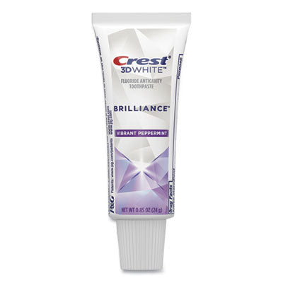 PGC06623 3D White Brilliance Advanced Whitening Technology + Advanced Stain Protection Toothpaste, Vibrant Peppermint, 0.85 oz, 72/CT PROCTER & GAMBLE