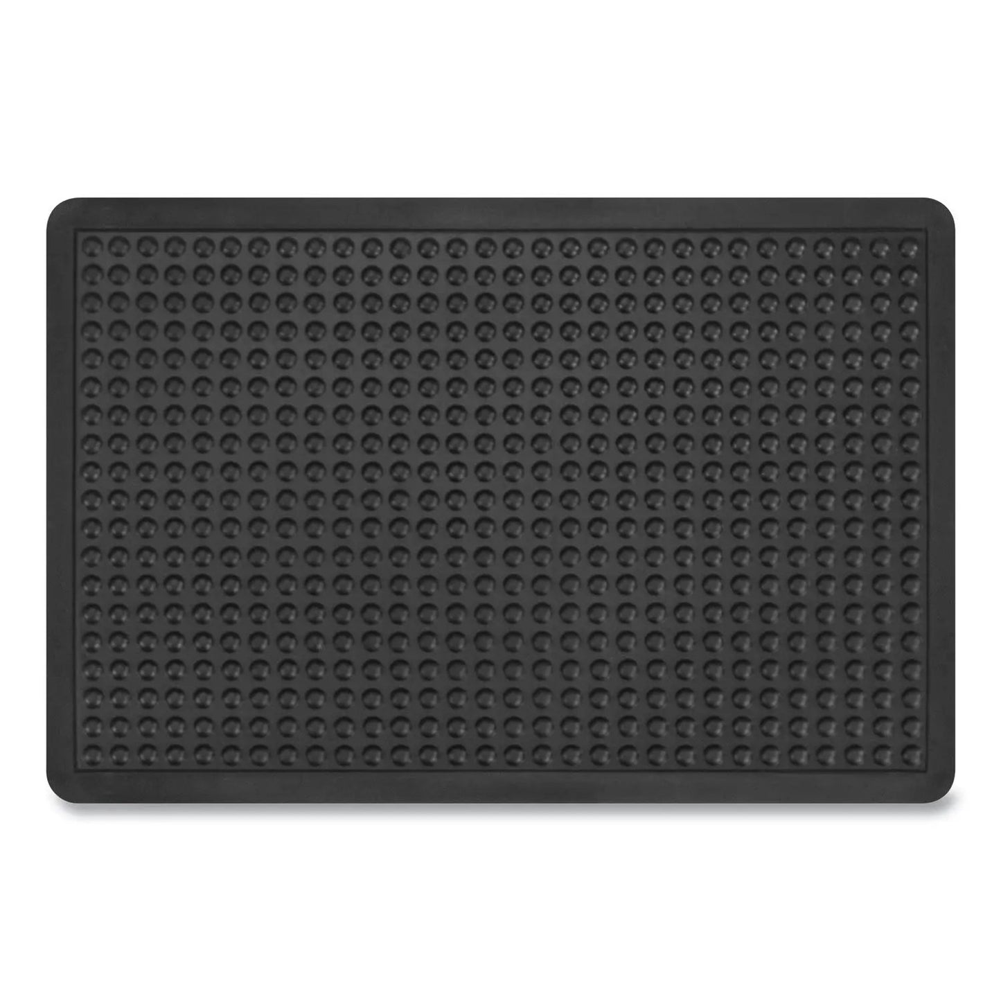 APH042023 Bubble Flex Anti-Fatigue Mat, Rectangular, Black Crush-Resistant Non-Slip Surface, 24" x 36" Apache Mills