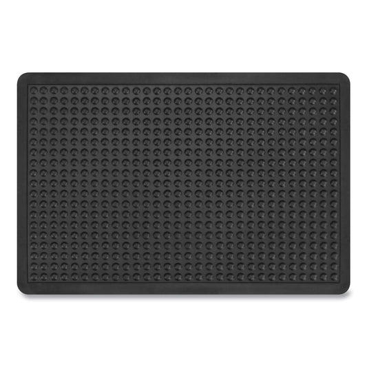APH042023 Bubble Flex Anti-Fatigue Mat, Rectangular, Black Crush-Resistant Non-Slip Surface, 24" x 36"