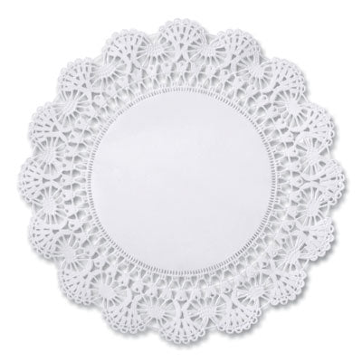 HFM500235 Cambridge Lace Doilies, Round, 6", White, 1,000/Carton