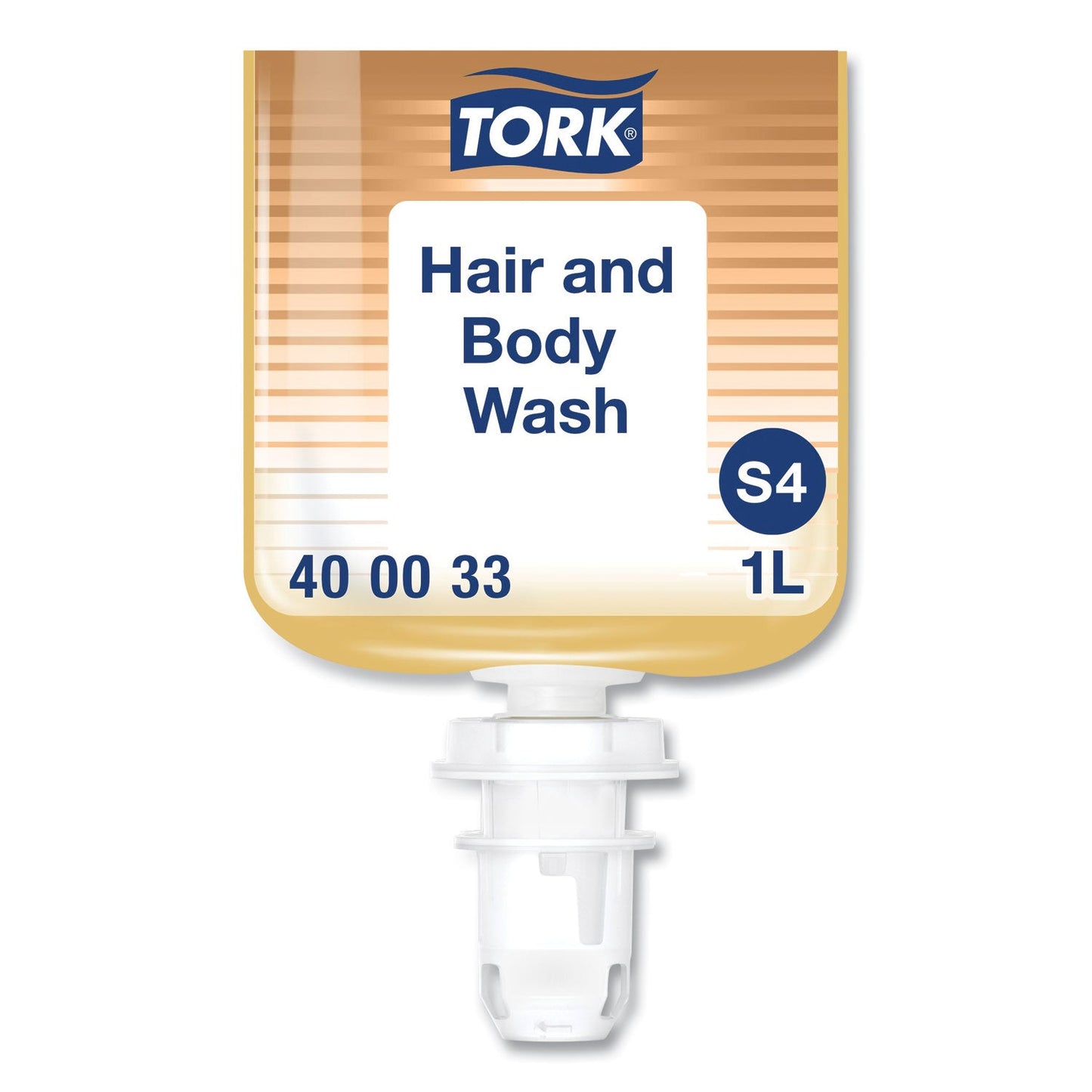 TRK400033 Hair and Body Wash, Clean Scent, 1 L, 6/Carton Tork