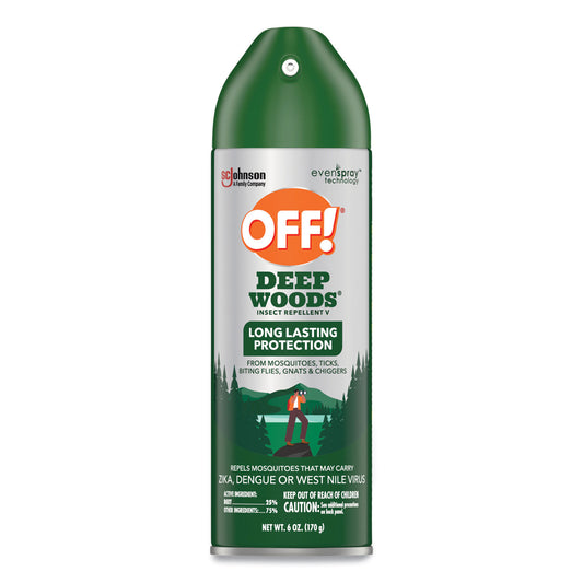 SJN354266 Deep Woods Insect Repellent, 6 oz Aerosol Spray, 12/Carton