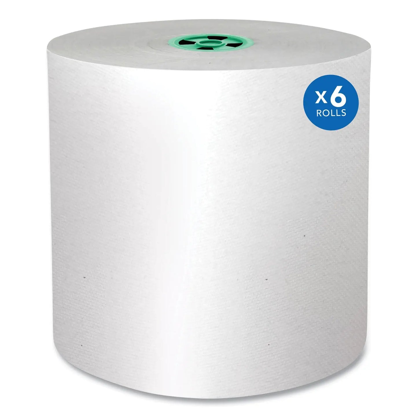KCC43961 Pro Hard Roll Paper Towels with Absorbency Pockets for Scott Pro Dispenser, Green Core Only, 1-Ply, 7.5" x 900 ft,6 Rolls/CT Scott