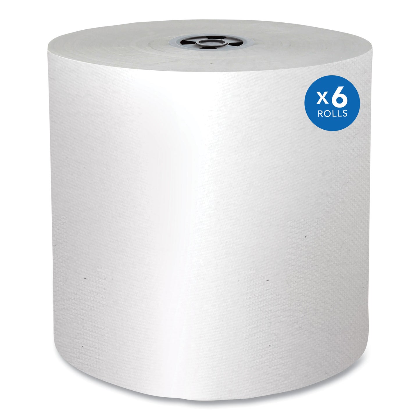 KCC43960 Pro Hard Roll Paper Towels with Absorbency Pockets for Scott Pro Dispenser, Gray Core Only, 1-Ply, 7.5" x 900 ft, 6 Rolls/CT Scott