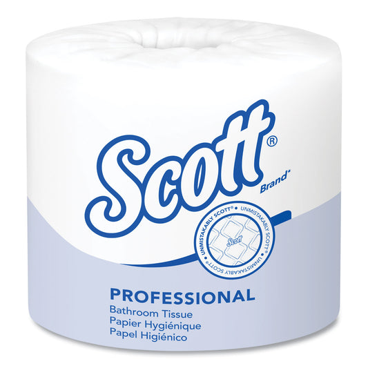 KCC05102CT Essential Standard Roll Bathroom Tissue for Business, Septic Safe, 1-Ply, White, 1,210 Sheets/Roll, 80 Rolls/Carton