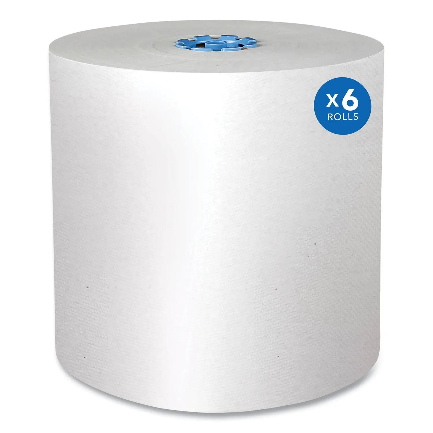 KCC43959 Pro Hard Roll Paper Towels with Absorbency Pockets for Scott Pro Dispenser, Blue Core Only, 1-Ply, 7.5" x 900 ft, 6 Rolls/CT Scott