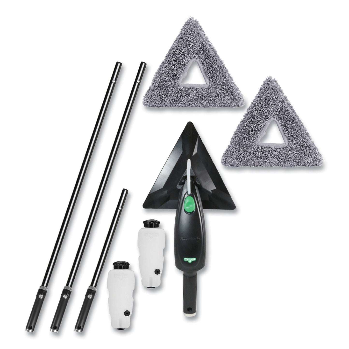 UNGSRKB7 Stingray Refillable Microfiber Cleaning Kit with Carrying Bag Unger