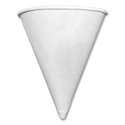 CFRCPSLCONE4 Paper Cone Cups, 4 oz, White, 200/Pack RDI USA