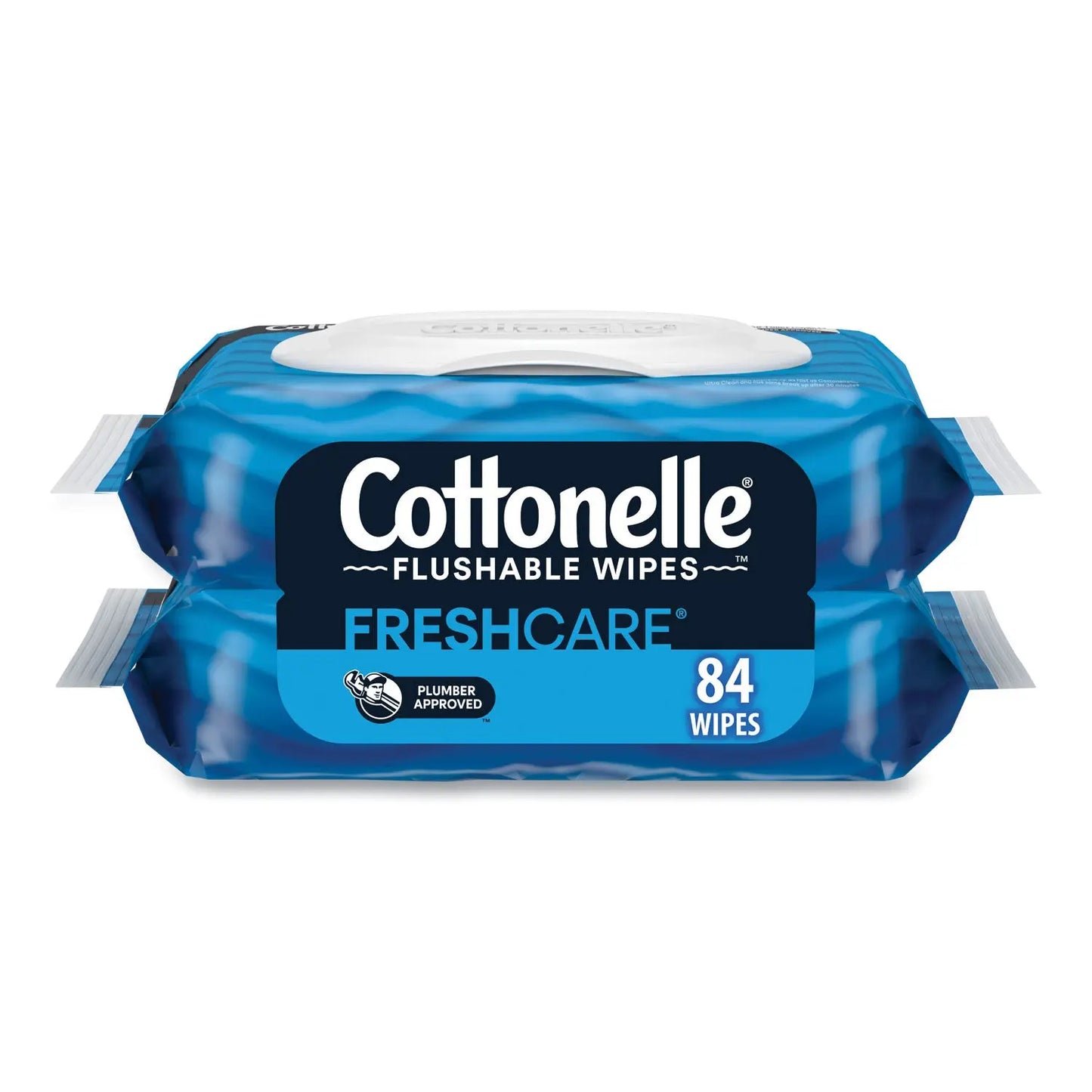 KCM35970PK Fresh Care Flushable Cleansing Cloths, 1-Ply, 3.73 x 5.5, White, 84/Pack Cottonelle