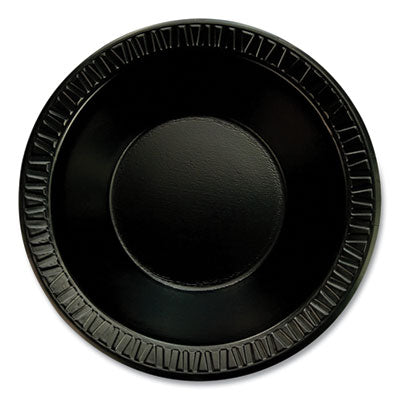 DCC12BWBQR Quiet Classic Laminated Foam Dinnerware, Bowl, 12 oz, Black, 1,000/Carton