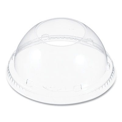 DCC20LCDH Cappuccino Dome Sipper Lids, Fits 30 oz to 32 oz Hot Cups, Plastic, Clear, 50/Pack, 20 Packs/Carton