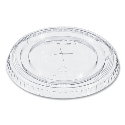 DCC662TSCT Straw-Slot Cold Cup Lids, Fits 9 oz to 20 oz Cold Cups, Plastic, Clear, 100/Sleeve, 10 Sleeves/Carton DART