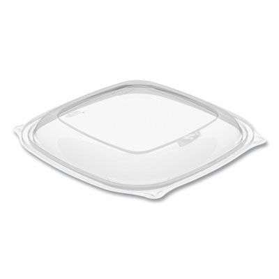 DCCPP2464BDL PresentaBowls Pro Clear Square Bowl Lids, Large Vented Square, 8.5 x 8.5 x 1, Clear, Plastic, 63/Bag, 4 Bags/Carton DART