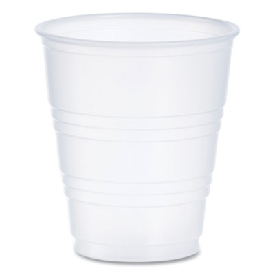 DCCY5PK High-Impact Polystyrene Cold Cups, 5 oz, Plastic, Translucent, 100/Pack DART