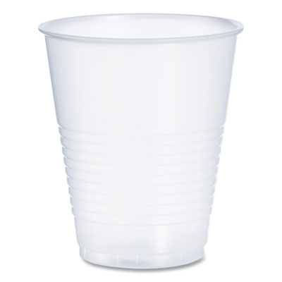 DCCY12S High-Impact Polystyrene Squat Cold Cups, 12 oz, Plastic, Translucent, 50/Sleeve, 20 Sleeves/Carton DART