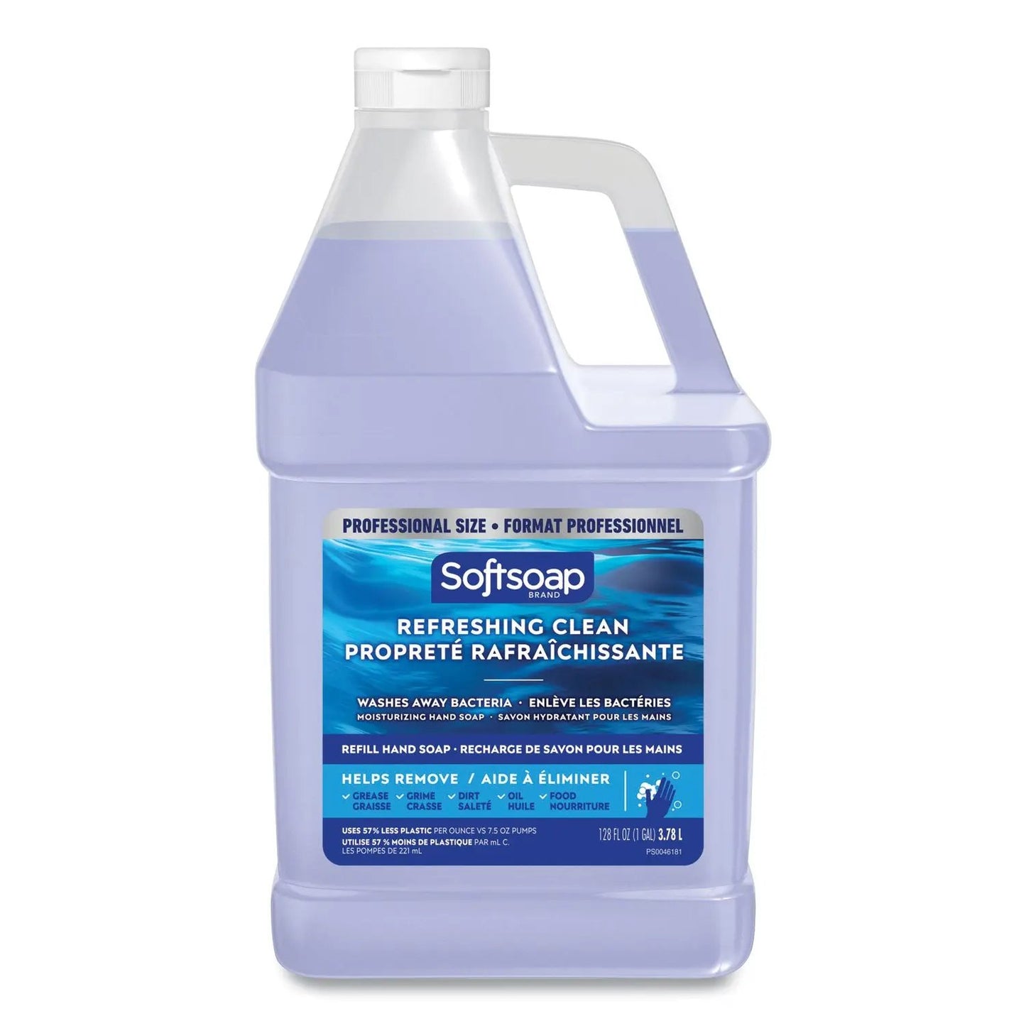 CPC61036482EA Liquid Hand Soap Refill, Refreshing Clean Scent, 128 oz Softsoap