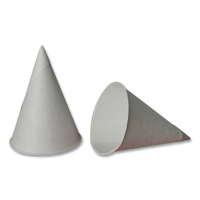 TDPCC45 Cone Cups, 4.5 oz, Sugarcane, White, 5,000/Carton