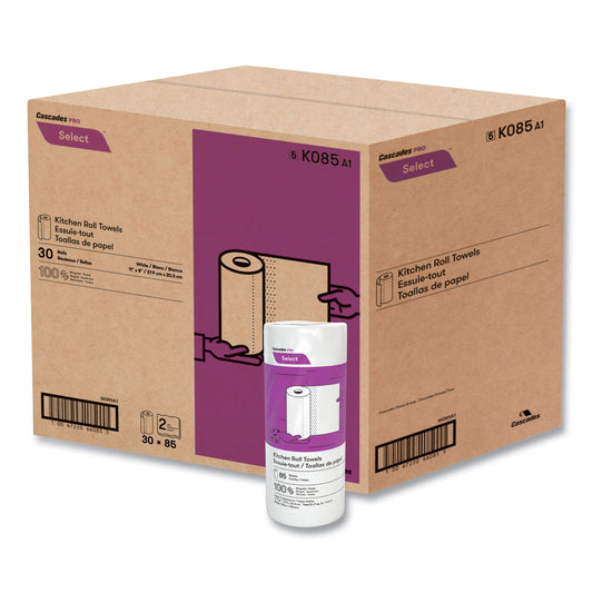 CSDK085 Select Kitchen Roll Towels, 2-Ply, 8 X 11, 85/roll, 30/carton