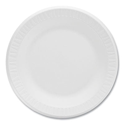 DCC10PWCR Concorde Foam Plate, 10.25" Dia, White, 125/pack, 4 Packs/carton DART