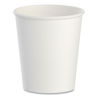 SCC44CT Paper Water Cups, 3 oz, White, 100/Bag, 50 Bags/Carton