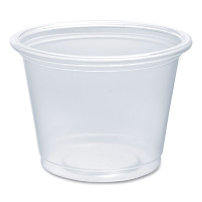 DCC100PC Conex Complements Portion/Medicine Cups, 1 oz, Plastic, Clear, 125/Bag, 20 Bags/Carton DART
