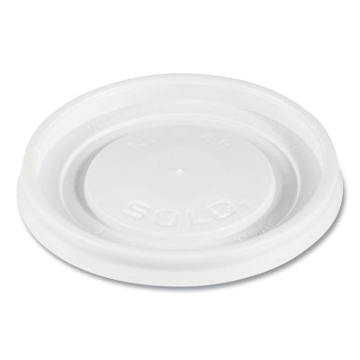 SCCVL36R Polystyrene Vented Hot Cup Lids, Fits 4 oz to 6 oz Hot Cups, Plastic, White, 100/Pack, 10 Packs/Carton