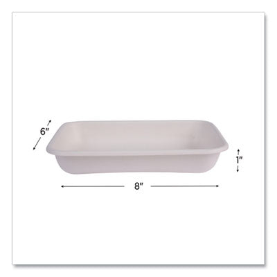 ECOEPSCRC24NFA Vanguard Worldview Renewable and Compostable Sugarcane Take-Out Containers, 24 oz, 8 x 6 x 1, White, 400/Carton ECO-PRODUCTS,INC.