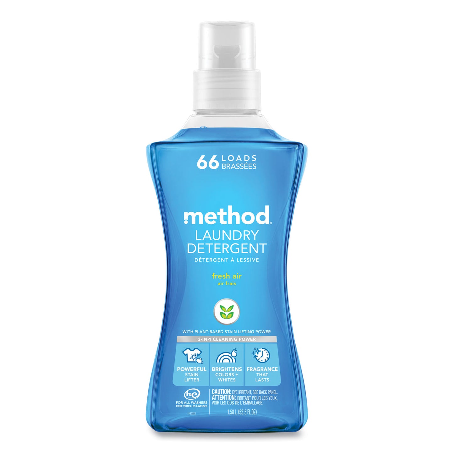 MTH318025 Laundry Detergent, Fresh Air Scent, 53.5 oz Bottle, 4/Carton