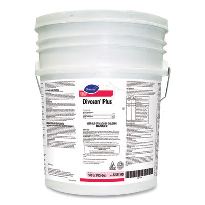 DVO57571100 Divosan Plus Spectrum Sanitizer, 5 Gal Pail DIVERSEY