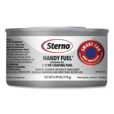 STE20660 Handy Fuel Methanol Gel Chafing Fuel, 2 Hour Burn, 6.7 oz, 72/Carton STERNO GROUP