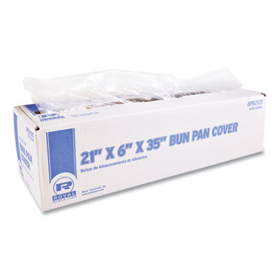 RPPBPB2135 Bun Pan Bag for Full-Size Pans, 21" x 6" x 35", Clear, 200/Carton