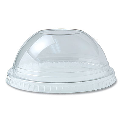 FABDLKC1220 Kal-Clear/Nexclear Drink Cup Lids, Dome Lid with 1" Hole, Fits 12 oz to 20 oz Cold Cups, Plastic, Clear, 1,000/Carton FABRI-KAL