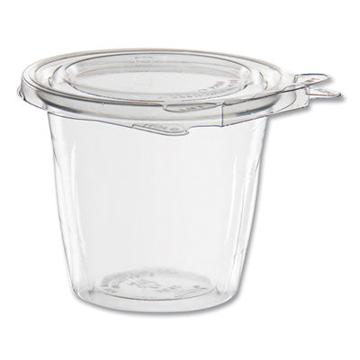 DCCSC12F SafeSeal Tamper-Resistant, Tamper Evident Bowls, Flat Lid, 12 oz, 4.36 x 8.84 x 3.51, Clear, Plastic, 256/Carton