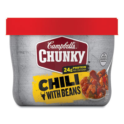 GRR35100009 Chunky Chili with Beans, 15.25 oz Bowl, 8/Carton