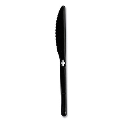 WEG54101102 Knife WeGo Polystyrene Utensils, Knife, Plastic, Black, 1,000/Carton TEAM THREE GROUP