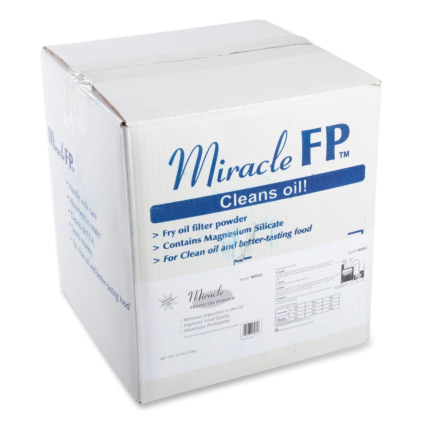 RPPMFP22 Filter Powder, 25 L Absorbing Volume, 22 lbs Pack AMERCAREROYAL