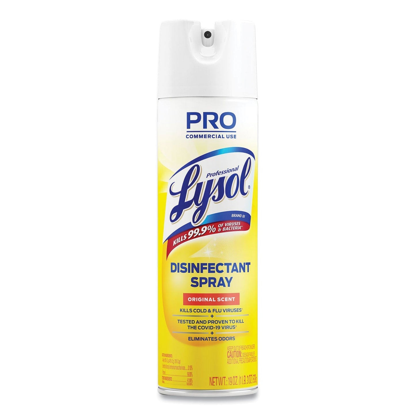 RAC04650EA Disinfectant Spray, Original Scent, 19 Oz Aerosol Spray Professional LYSOL Brand