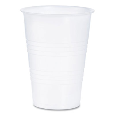 DCCY10 High-Impact Polystyrene Cold Cups, 10 oz, Plastic, Translucent, 100/Sleeve, 25 Sleeves/Carton DART