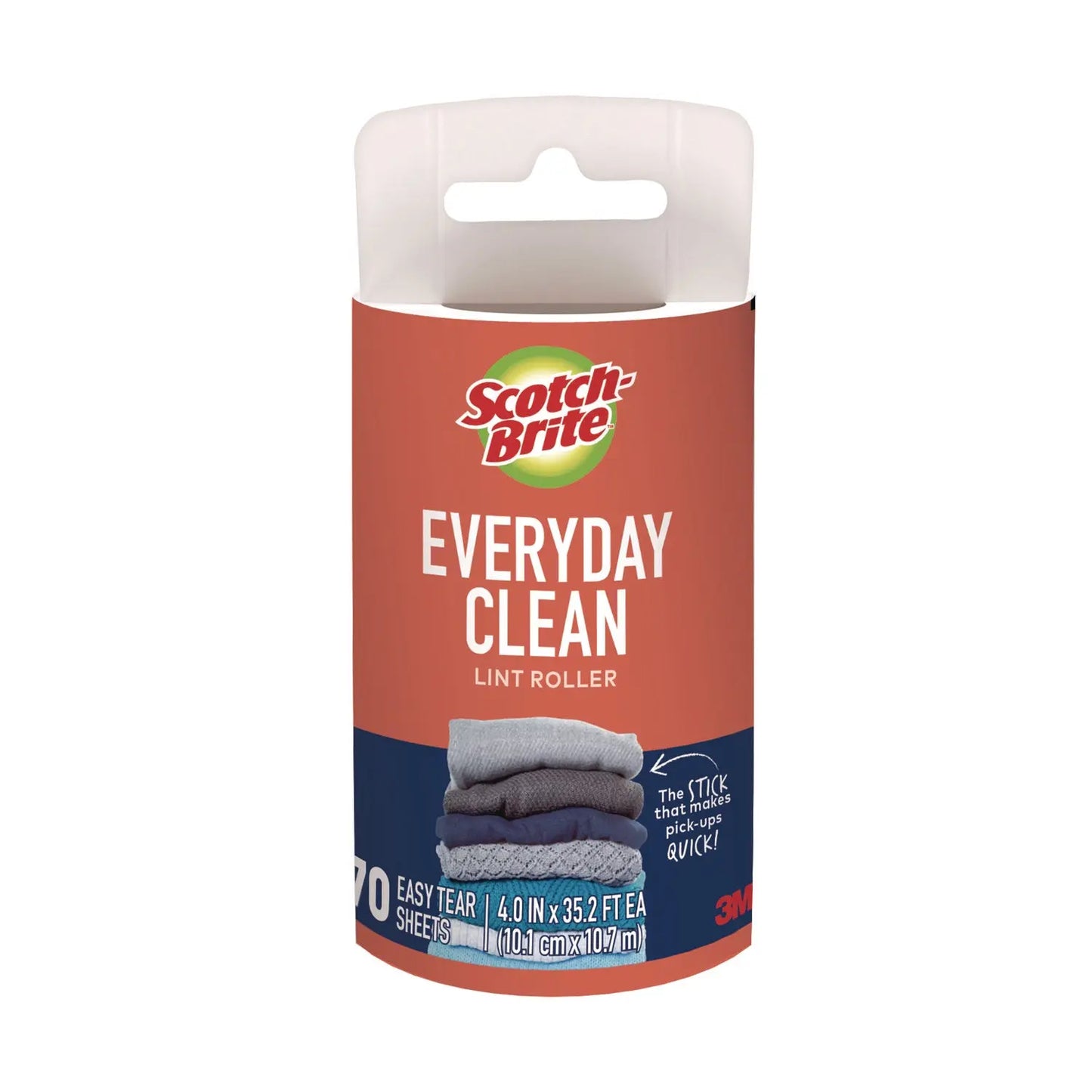 MMM836RFS70 Lint Roller Refill Roll, 70 Sheets/Roll Scotch-Brite