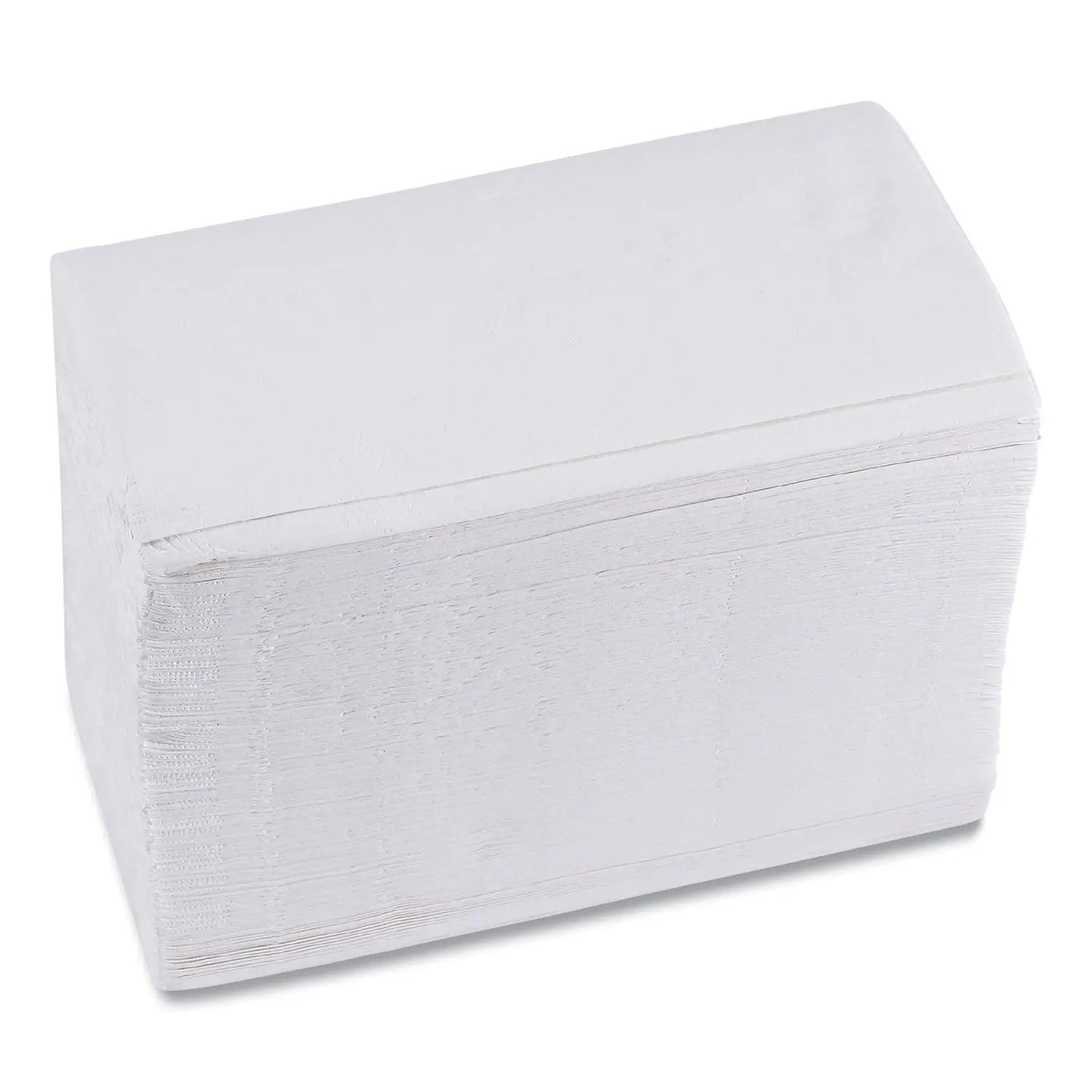 BWK8321W 1/8-Fold Dinner Napkins, 2-Ply, 15 X 17, White, 300/pack, 10 Packs/carton Boardwalk