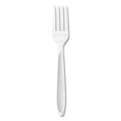 SCCHSWFX0007 Impress Heavyweight Full-Length Polystyrene Cutlery, Fork, Plastic, White, 100/Box, 10 Boxes/Carton DART