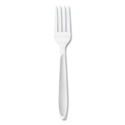 SCCHSWFX0007BX Impress Heavyweight Full-Length Polystyrene Cutlery, Fork, Plastic, White, 100/Box