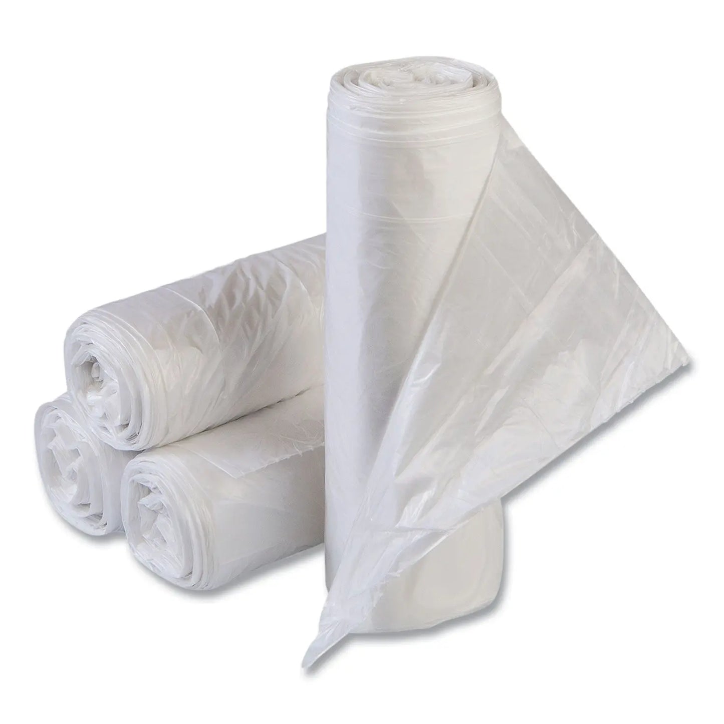 IBSVALH2433N8 High-Density Commercial Can Liner Value Pack, 16 Gal, 7 mic, 24" x 31", Clear, Interleaved Roll, 50 Bags/Roll, 20 Rolls/CT Inteplast Group